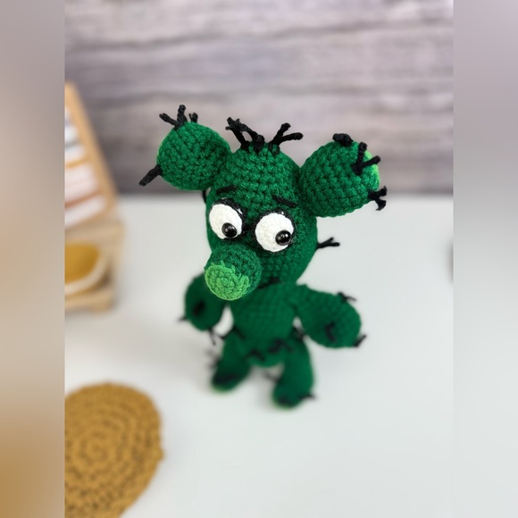 Thorny The Cactus Crochet Amigurumi Doll - Picture 6 of 9